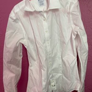 Brooks Brothers Crisp White button-down shirt. Never worn with tags.